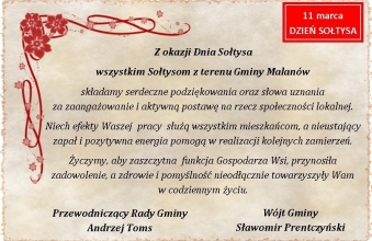 Zyczenia -Dzien Soltysa