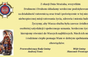 Zyczenia - Dzien strazaka