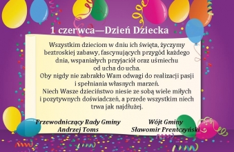 Zyczenia - Dzien dziecka